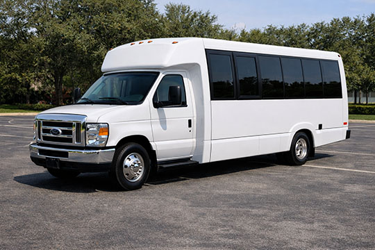 18-passenger minibus available for charter in Dublin, OH