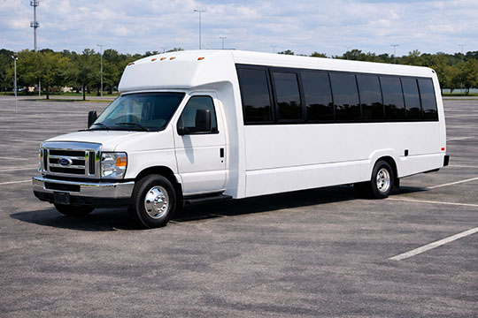 25-passenger minibus available for charter in Dublin, OH